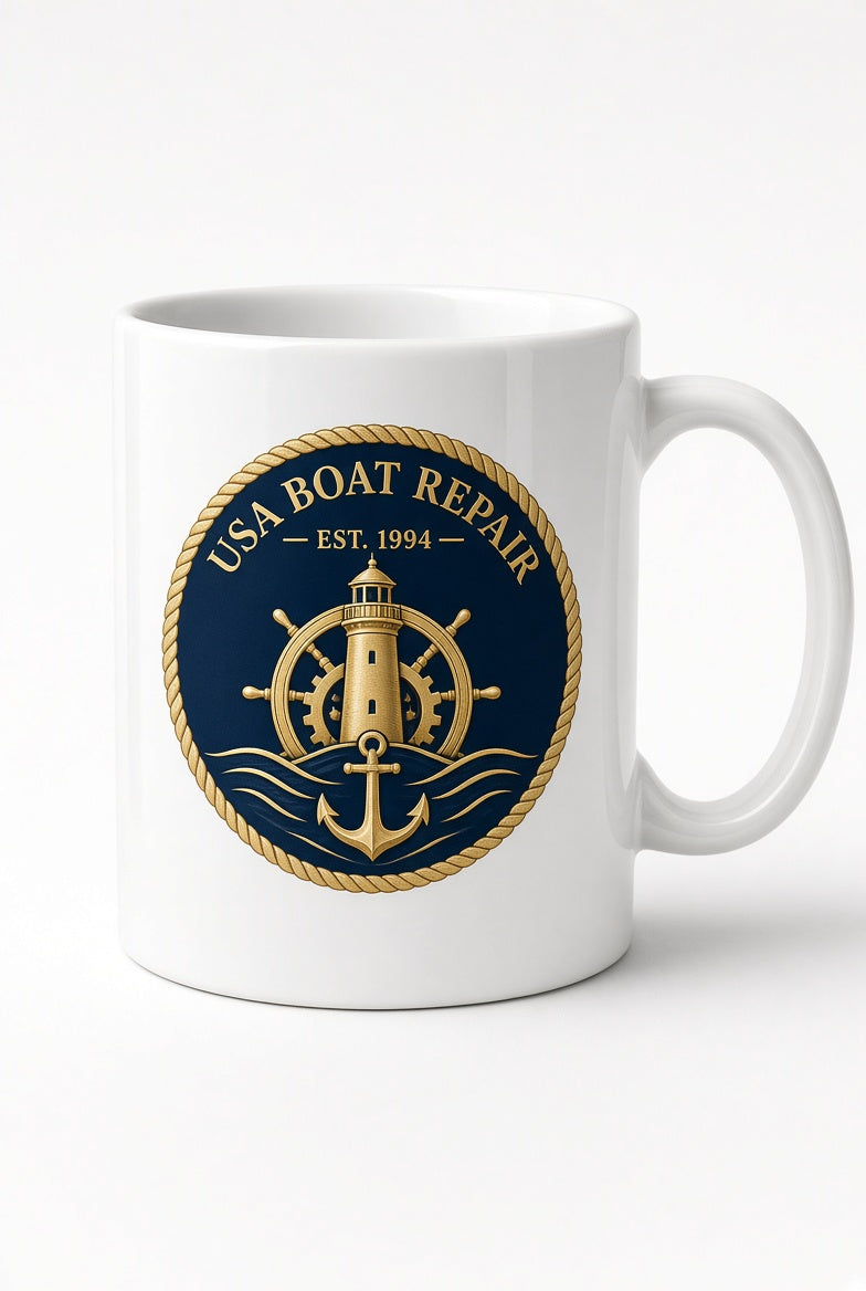 USA Boat Repair Coffee Mug