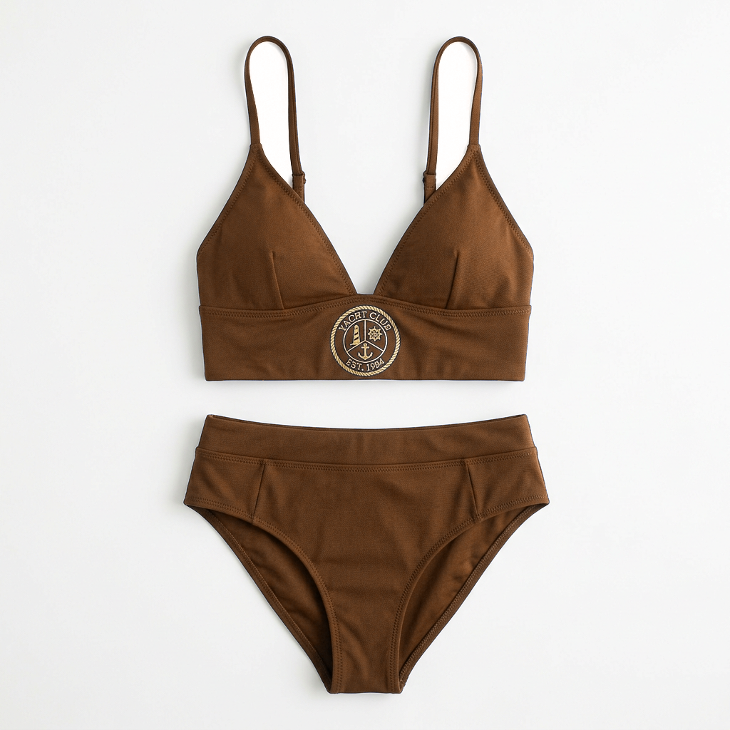 Nautical Branded Bikini – Two-Piece Boat Swimsuit