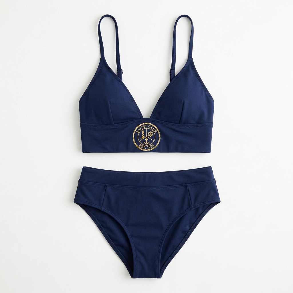 Nautical Branded Bikini – Two-Piece Swimsuit | Miami Boat Repair