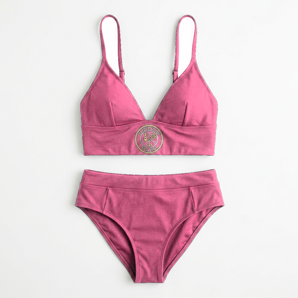 Nautical Branded Bikini – Two-Piece Boat Swimsuit