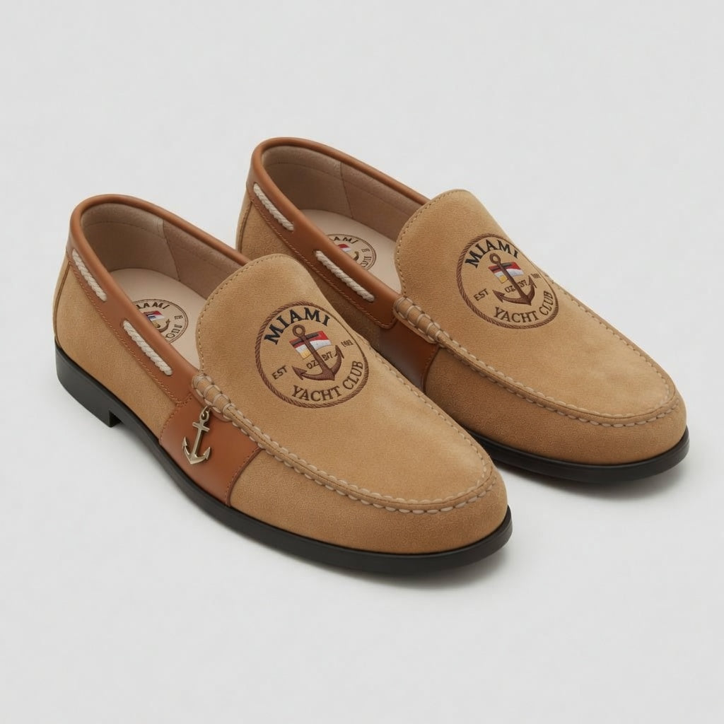 Miami Yacht Club Nautical Loafer - Sand
