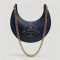 USA Yacht Club Navy Crescent Hobo Bag