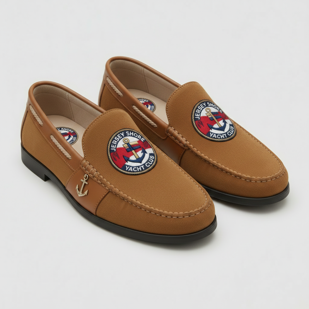 Jersey Shore Yacht Club Nautical Loafer - Tan