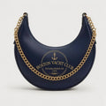 Boston Yacht Club Navy Crescent Hobo Bag