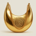 Boston Yacht Club Gold Crescent Hobo Bag