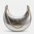 Miami Yacht Club Silver Crescent Hobo Bag