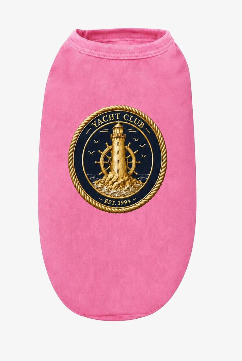 Yacht Club Dog Sweater - Pink