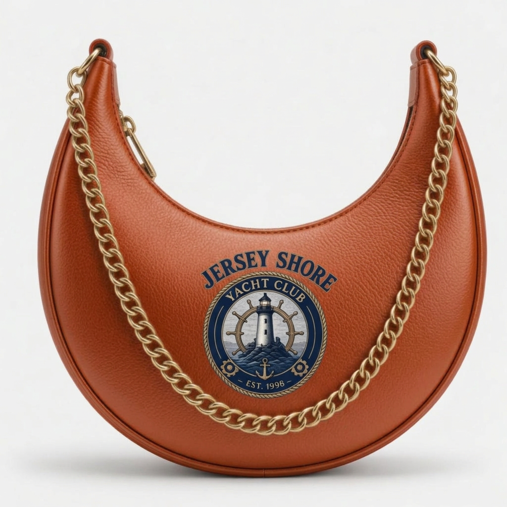 Jersey Shore Yacht Club Silver Crescent Bag – Burnt Orange
