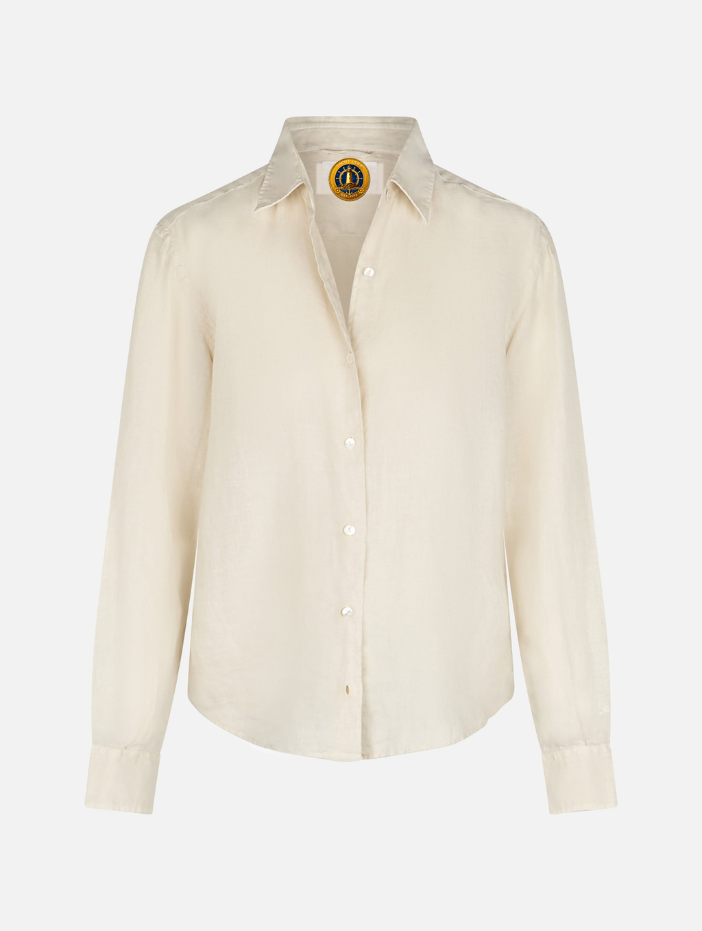 Yacht Club Linen Button-Up Shirt