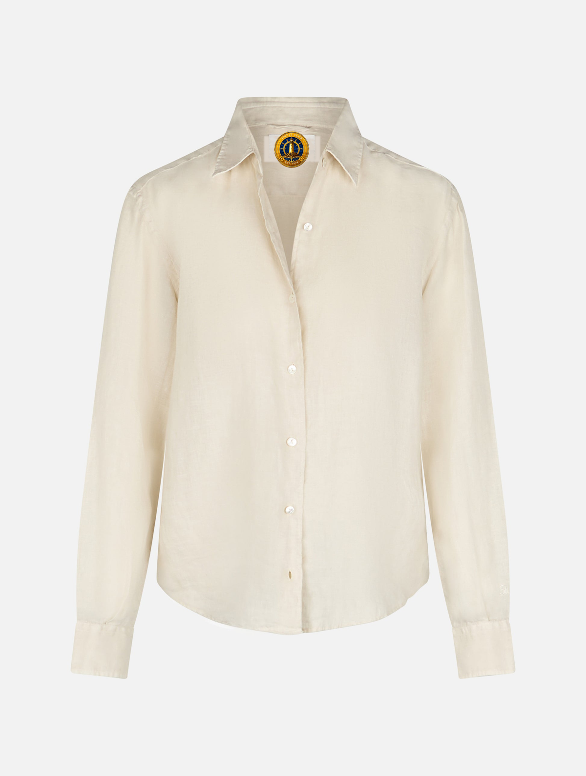 Yacht Club Linen Button-Up Shirt