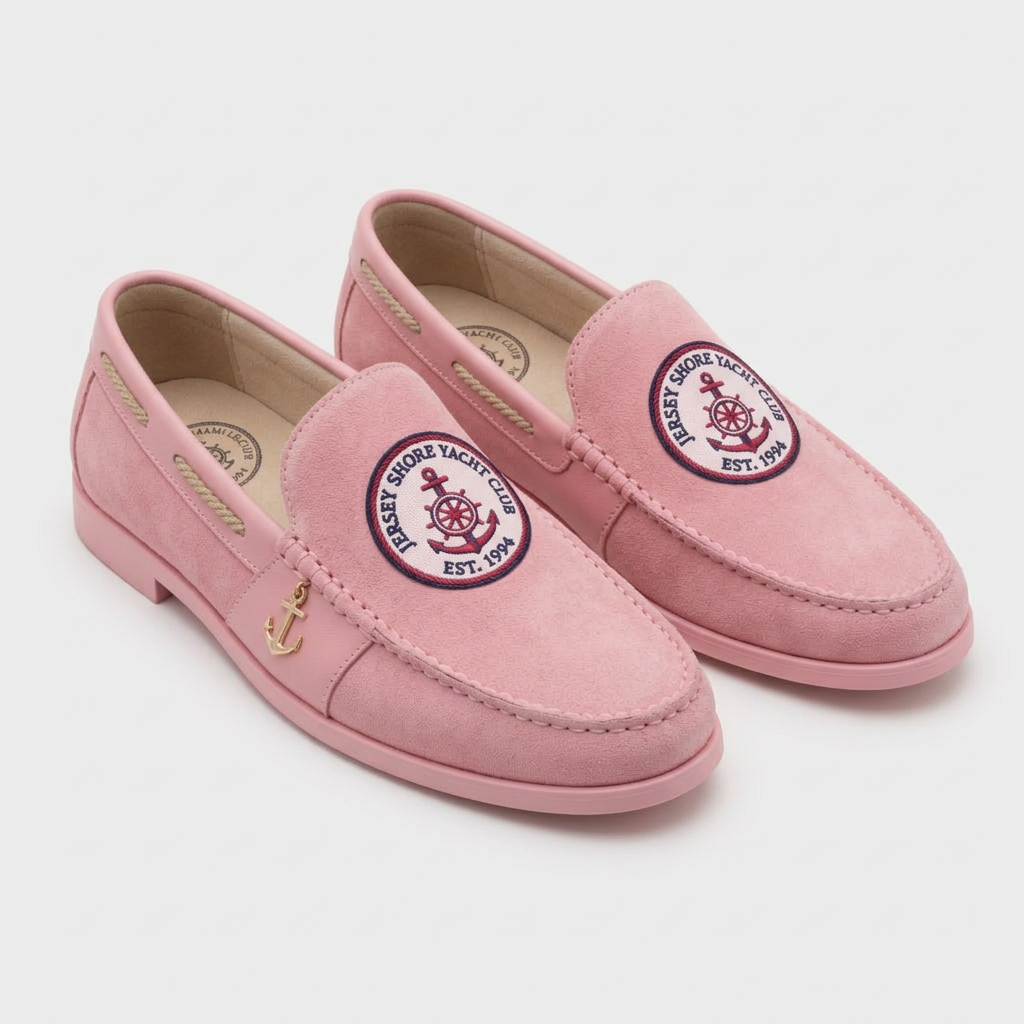 Jersey Shore Yacht Club Nautical Loafer - Pink