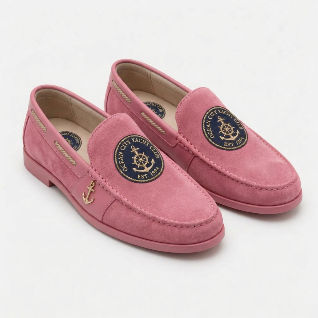 Ocean City Yacht Club Nautical Loafer - Pink