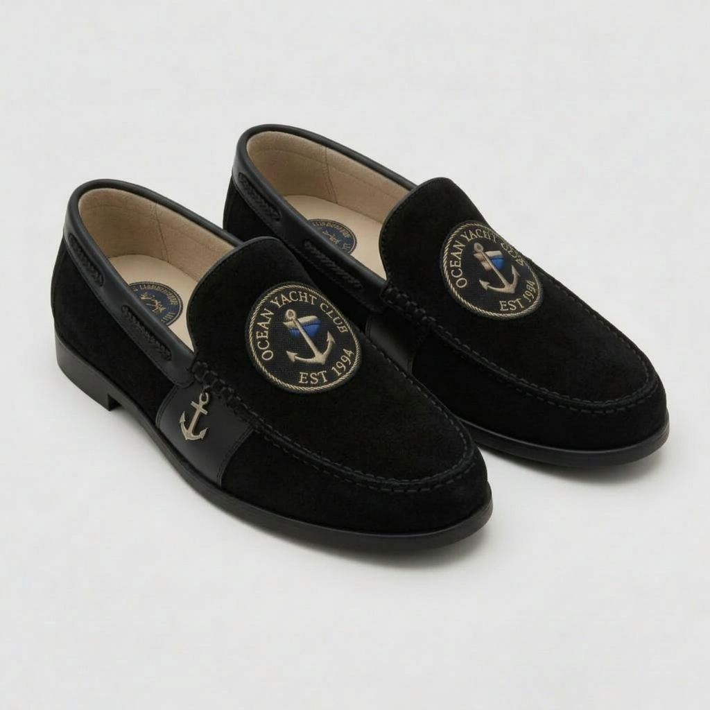 Ocean Yacht Club Nautical Loafer - Black