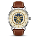 Yacht Club Men's Leather Dress Watch