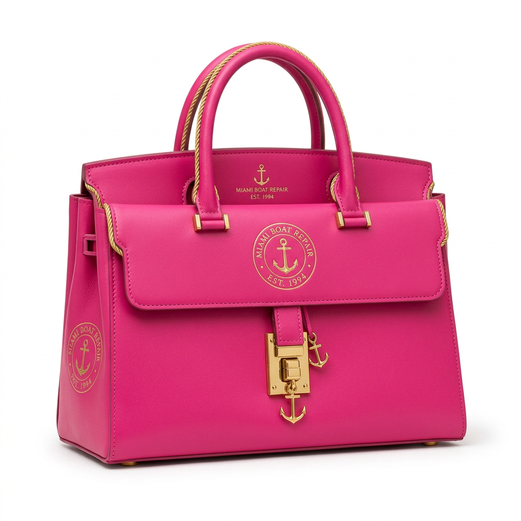 Miami Boat Repair Borsa Bag — Pink
