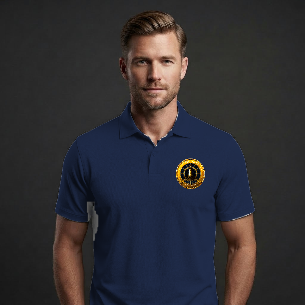Yacht Club Men's Performance Polo – Navy