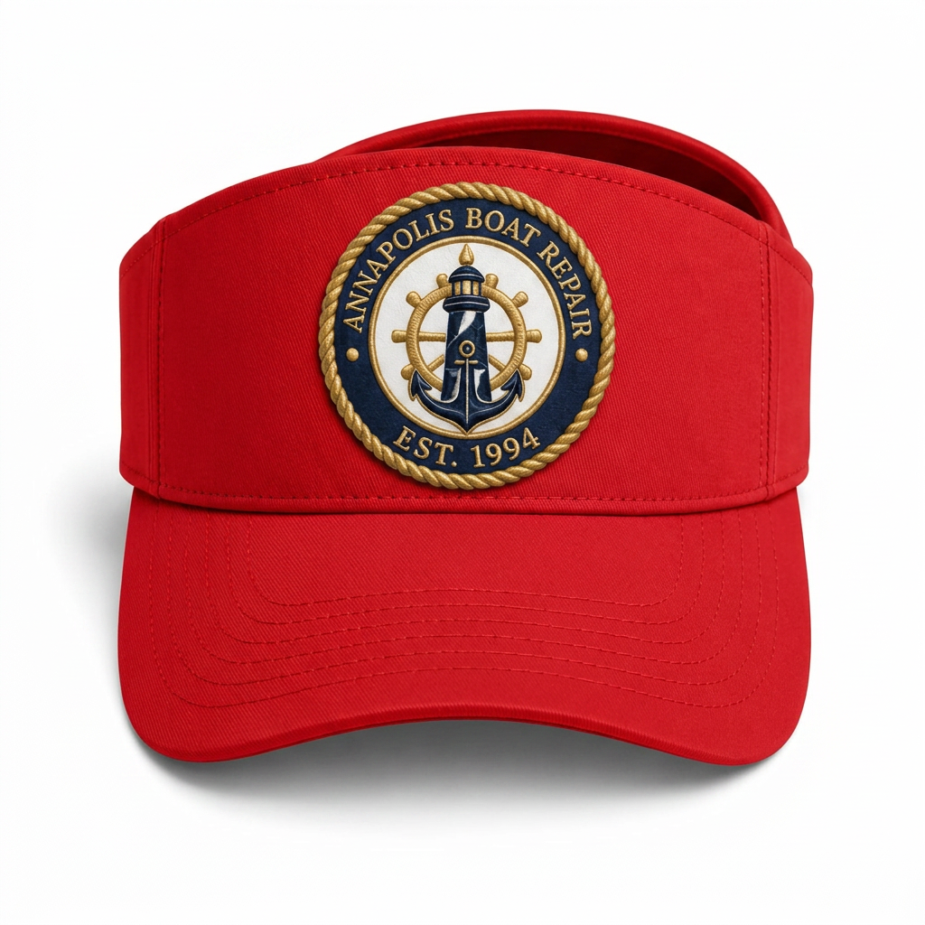Annapolis Yacht Club Visor - Red