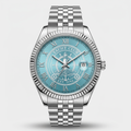 Yacht Club Women's Silver & Turquoise Watch