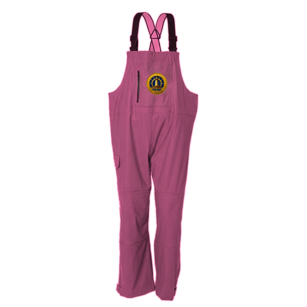 Yacht Club Men's Bib Overalls – Pink