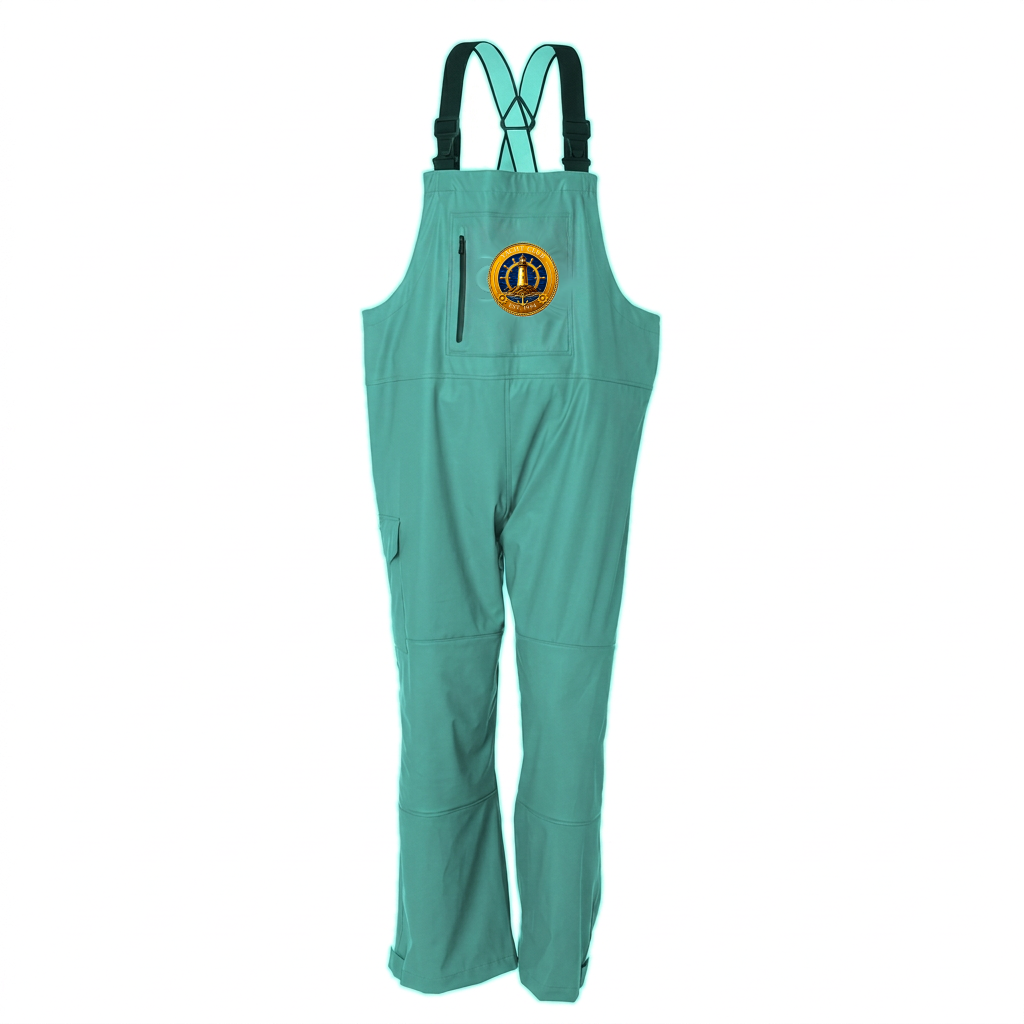 Yacht Club Men's Bib Overalls – Turquoise
