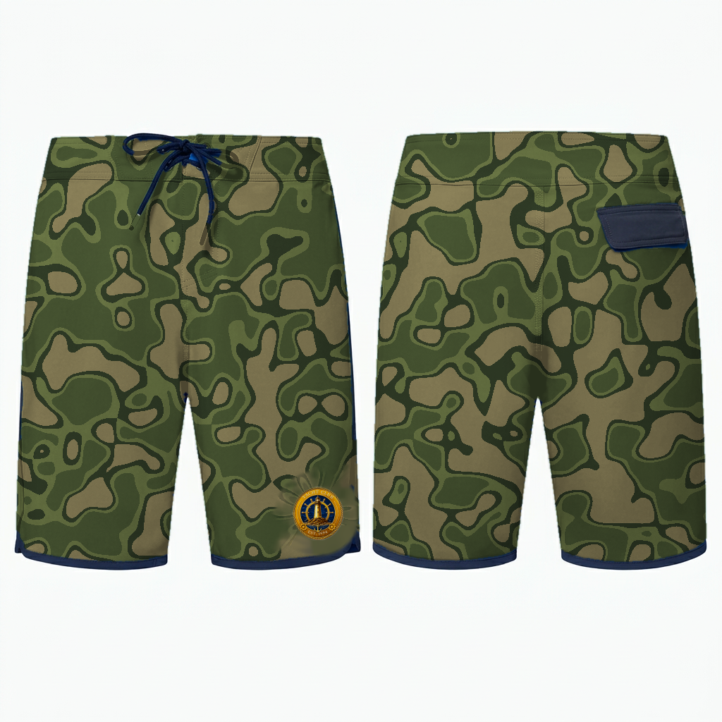 Yacht Club Men's Board Shorts – Camouflage