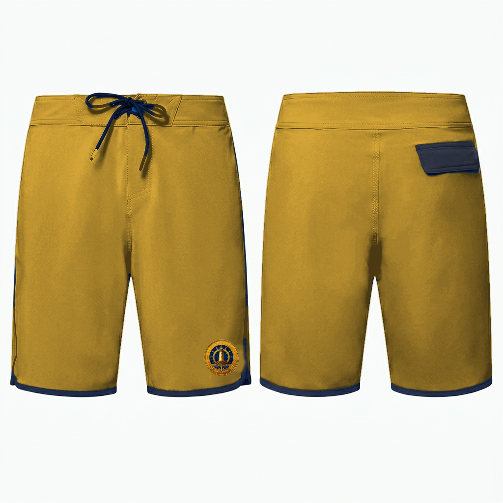Yacht Club Men's Board Shorts – Gold