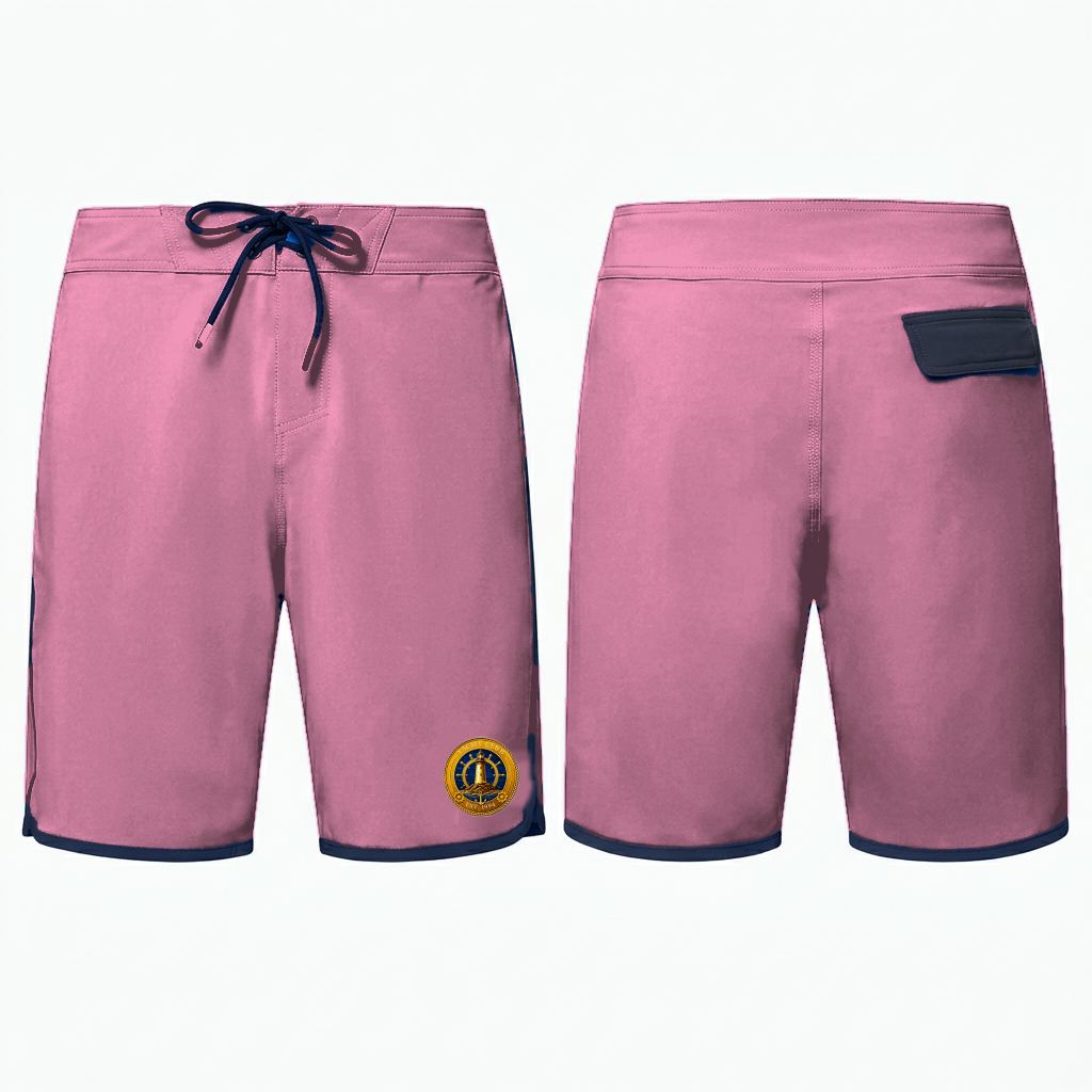 Yacht Club Men's Board Shorts – Pink
