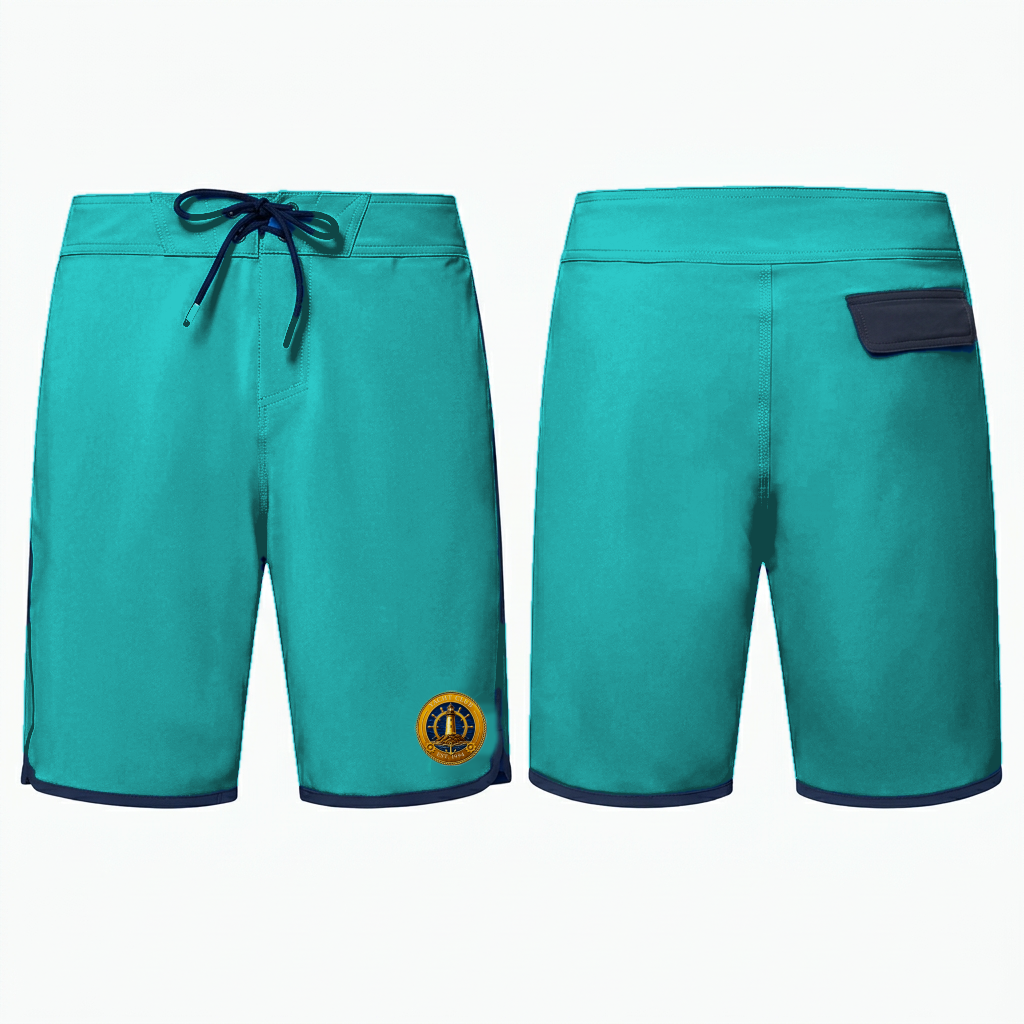 Yacht Club Men's Board Shorts – Turquoise