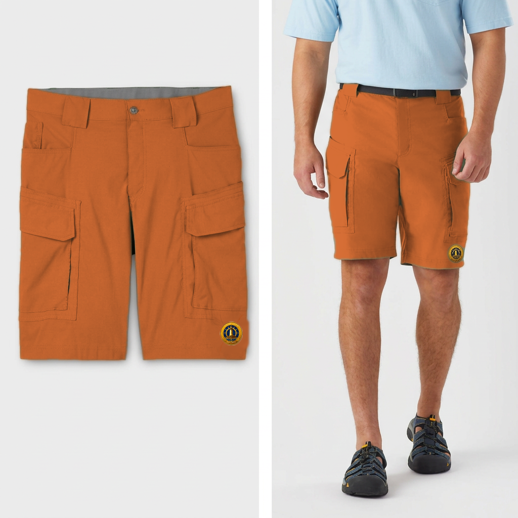 Yacht Club Men's Cargo Shorts – Burnt Orange