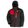 Yacht Club Men's Hooded Fishing Jacket – Black & Red
