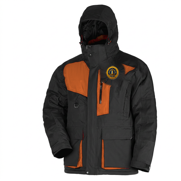 Yacht Club Men's Hooded Fishing Jacket – Burnt Orange