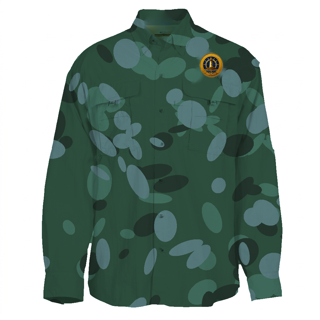 Yacht Club Men's Long Sleeve Fishing Shirt – Camouflage