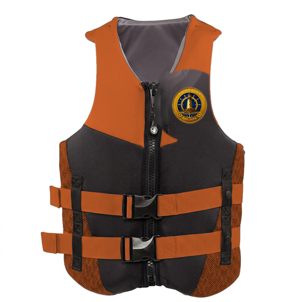 Yacht Club Men's Neoprene Life Vest – Burnt Orange