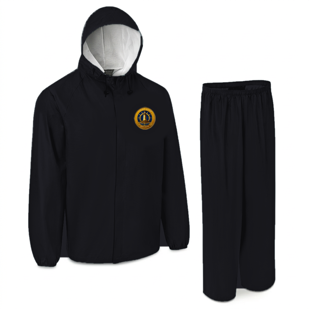 Yacht Club Men's Rain Suit – Black