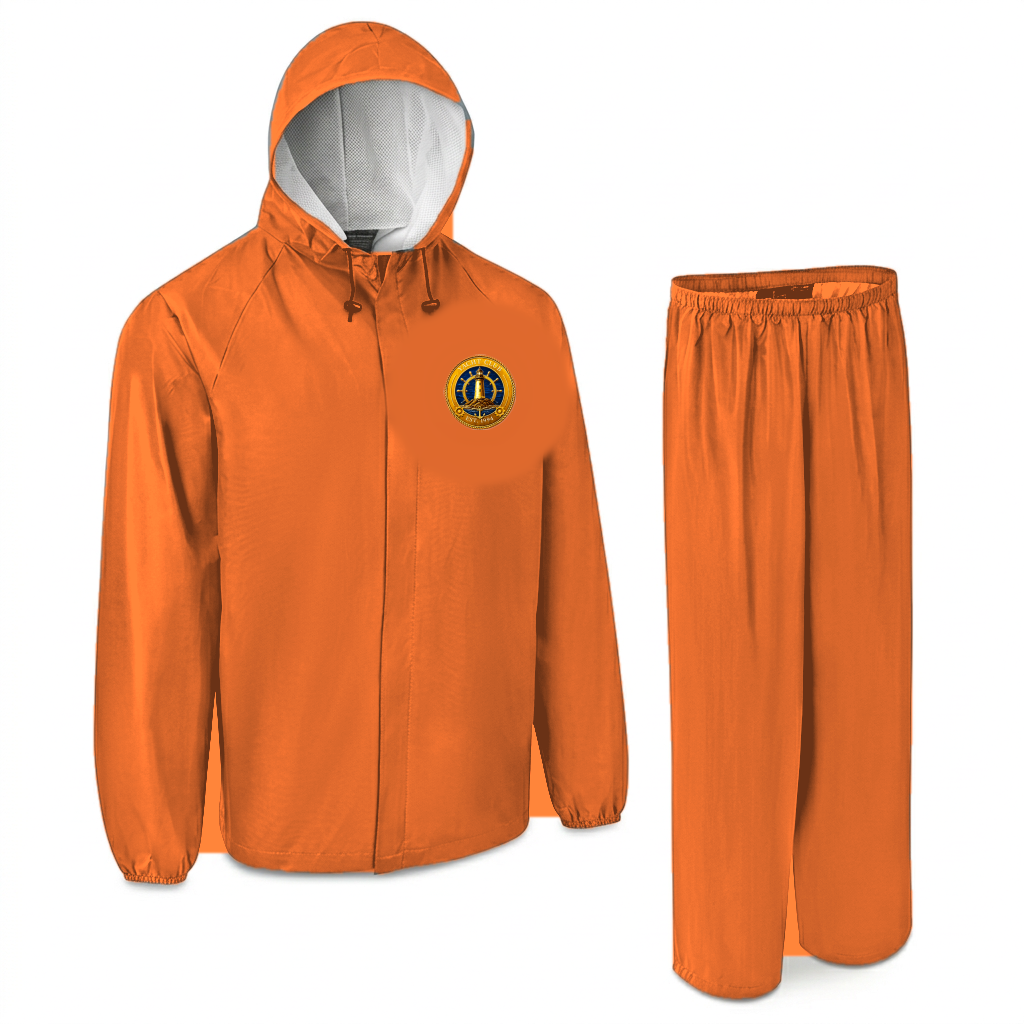 Yacht Club Men's Rain Suit – Burnt Orange