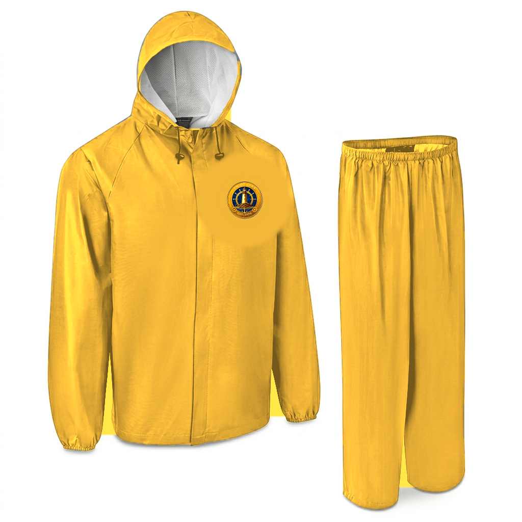 Yacht Club Men's Rain Suit – Gold