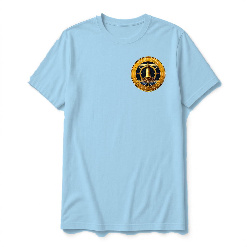 Yacht Club Men's T-Shirt – Light Blue