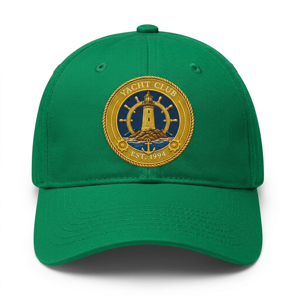 Yacht Club Baseball Hat - Green