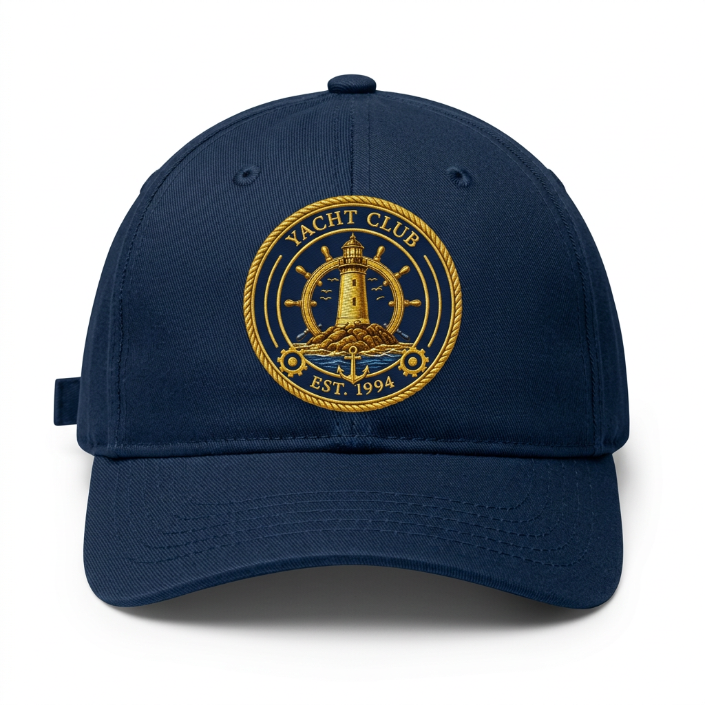 Yacht Club Baseball Hat - Navy