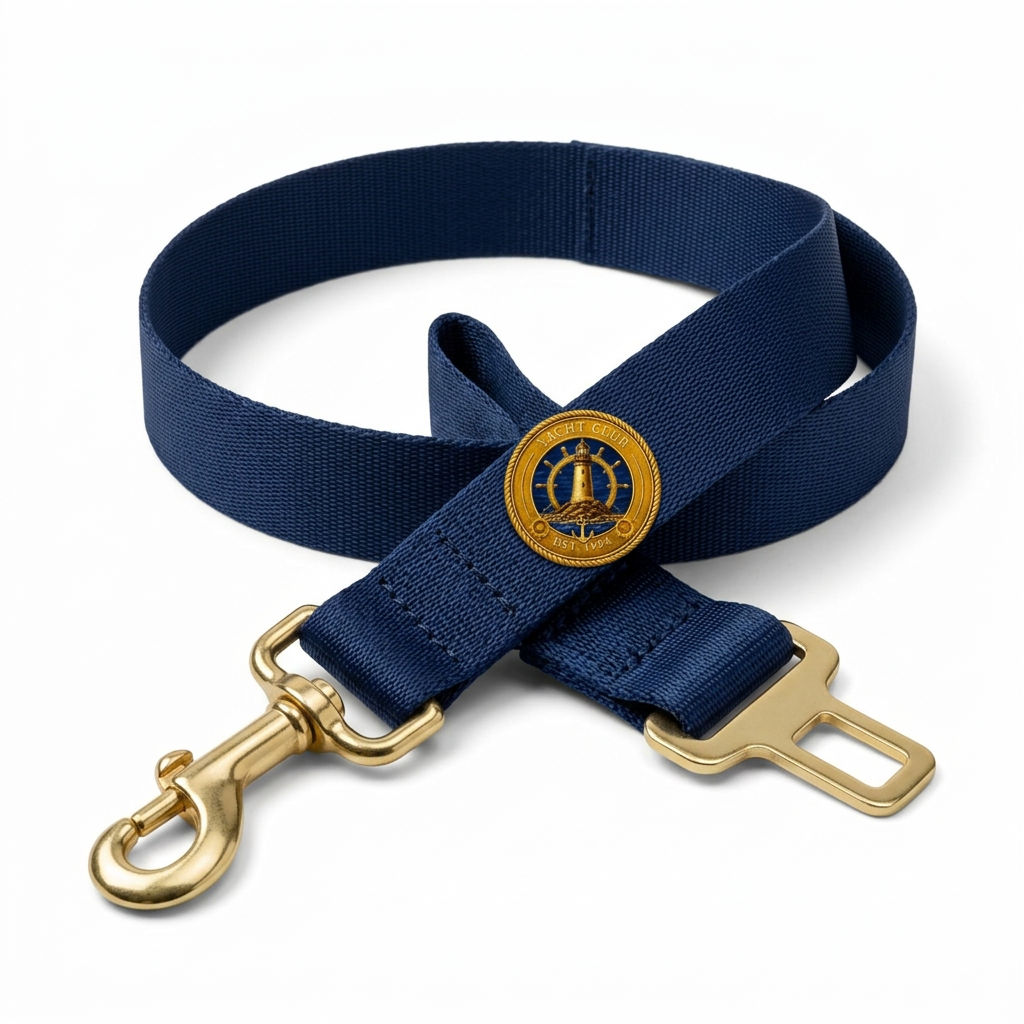 Yacht Club Pet Seat Belt Tether