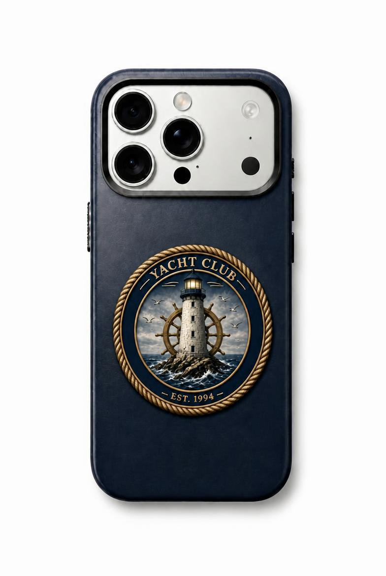 Yacht Club Phone Case – Navy